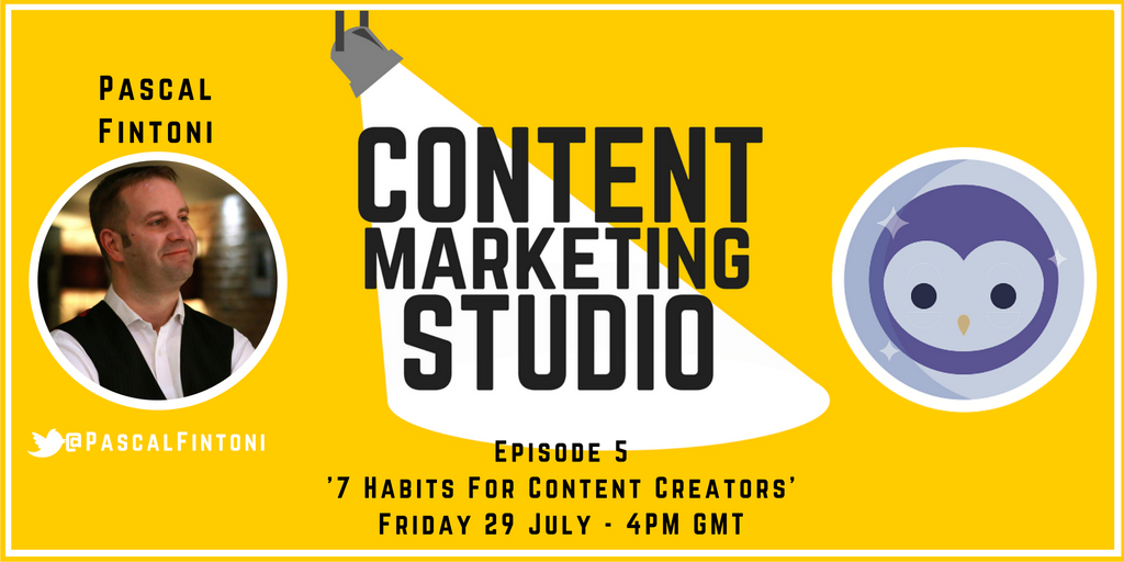 Content Marketing Studio Blab Show with Pascal Fintoni